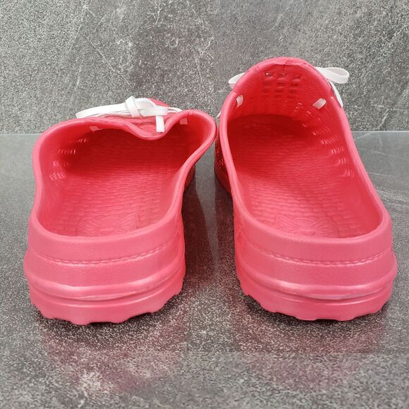 Barbara King Sole Steppers Shoes Small Dark Pink Slip On Gardening Slides - Picture 5 of 11